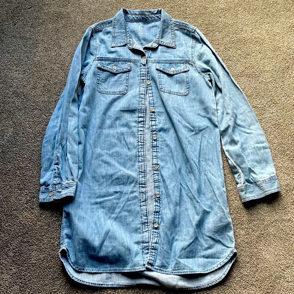 Large little girls denim dress (GAP)